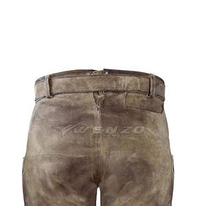 Pantalones Cortos Bávaros de Cuero Hechos a Medida para Hombre, Casuales, de Cintura Media, Color Sólido, Secado Rápido y Transpirables - Product Image 5