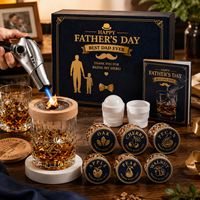 Kit de fumage pour whisky personnalisé WS, avec torche, copeaux de bois et pierres à whisky, coffret cadeau, fournisseur en gros OEM, modèle WS-FW002