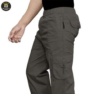 Pantalones Cargo de Moda Urbana al por Mayor para Hombre - Pantalones Transpirables de Corte Regular y Alta Calidad con Detalles en la Cintura - Product Image 6