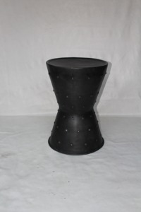 2023 personnaliser aluminium métal tabourets latéraux martelé finition pour la maison hôtel et bureau décor à la maison tabouret meubles - Product Image 2