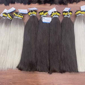 Extensiones de Cabello Natural Virgen Vietnamita 100% Teñido de Alta Calidad, Cabello Liso a Granel, Todos los Colores >=60% Cabello Más Largo, Cabello Thanh - Product Image 5