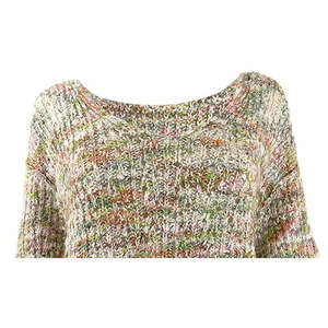 Maglione da Donna Free People Highland con Scollo a V, Traspirante, Lavorato a Maglia, Casual, con Decorazioni a Righe, Stile Sottile per Inverno/Autunno, Colore Bianco, Taglia Media - Product Image 2