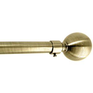 Asta per tende Globo allungabile cm. 71 122 Oro Antico - Product Image 1