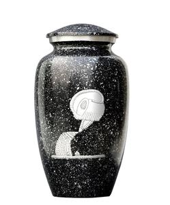 Trouver des urnes funéraires en métal de style antique similaires pour les cendres d'adultes, souvenir commémoratif, finition vintage, urnes funéraires en métal - Product Image 1