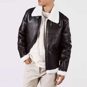 Respirant Hiver Chaud Hommes Veste En Peau De Mouton Vêtements Décontractés Hommes Veste En Peau De Mouton À Un Prix Raisonnable - Product Image 3