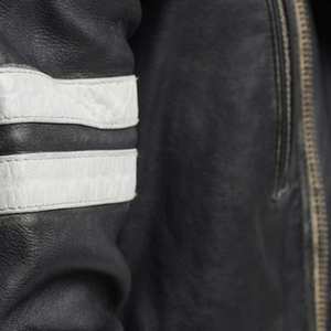 Prix bas Vente en ligne Nouvelle arrivée Veste en cuir pour hommes Design basique Nouvelle arrivée Veste motard en cuir pour hommes lourds - Product Image 5