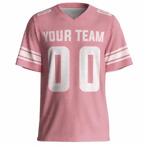 เสื้อเจอร์ซีย์ฟุตบอลอเมริกันแบบสั่งทำเสื้อเจอร์ซีย์ฟุตบอลแบบใหม่คุณภาพสูงออกแบบได้ตามต้องการ - Product Image 1