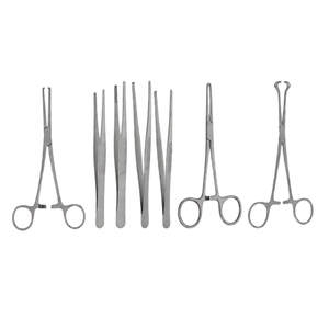 Ensemble d'instruments de chirurgie générale de 35 pièces, kit chirurgical en acier inoxydable, rétracteurs, pinces, ciseaux réutilisables pour usage hospitalier BY ZUOL - Product Image 6