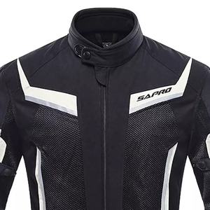 Veste d'été de moto pour femme avec armure approuvée CE doublure imperméable détachable panneaux de maille respirants - Product Image 3