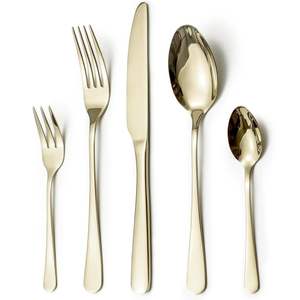 Ensemble de couverts de luxe haut de gamme en or et argent, couteaux à steak, couverts roulés en stock pour les mariages et les dîners, ensemble de couverts - Product Image 2