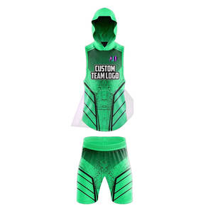 High Quality 7v7 <b>Compression</b> Uniform Set Lightweight Quick Dry Breathable Polyester Fabric Customizable Color Logo Unisex Adult - Product Image 2