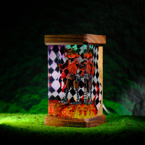 Đèn Epoxy tùy chỉnh, đèn nhựa Epoxy, đèn nhựa Epoxy tùy chỉnh, đèn nghệ thuật gỗ nhựa, đèn ngủ tùy chỉnh, quà tặng thủ công - Product Image 1