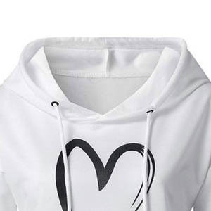 100% Polyester Fleece <b>Sublimation</b> Hoodie Women Thermal Autumn Winter Wear <b>Hoodies</b> Long Sleeve Pullover - Product Image 5