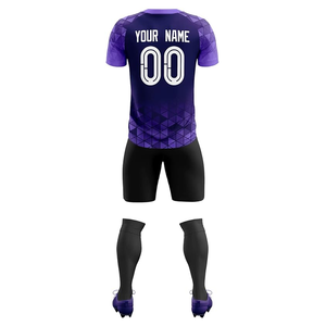 Vente en gros Personnalisé 100% Polyester Full Sublimé France Football Maillots Unisexe Haute Qualité Sports Adultes Ensembles Confortable - Product Image 2