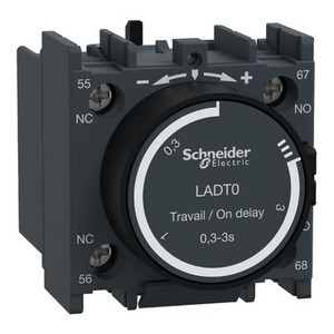 Per SCHNEIDER ELECTRIC LADT0 TeSys D - Blocco contatti ausiliari con temporizzazione, 1 NO + 1 NC, terminali a vite - Product Image 1