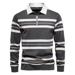 Camiseta de Manga Larga de Punto Sólido Hecha a Medida OEM para Hombre, Transpirable y Cómoda, Antiarrugas y de Secado Rápido - Product Image 2