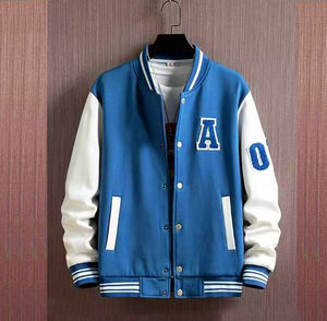 2024 última chaqueta de bombardero bordado Logo algodón Streetwear béisbol bombardero chaqueta esquí impermeable hombres Parka chaqueta de Bombardero - Product Image 5