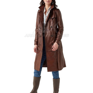 Abrigo de Cuero Premium para Mujer con Forro Interior Suave y Diseño Elegante para la Moda de Invierno y Uso Diario - Product Image 6