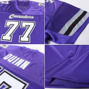 Professional Quality Custom <b>Printed</b> Short Sleeve American Football Jersey with UV Protection Breathable 100% Polyester <b>Material</b> - Product Image 4