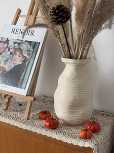 <span class=keywords><strong>Vase</strong></span> en céramique abstrait moderne d'art nordique Wabi-sabi <span class=keywords><strong>pour</strong></span> l'herbe de la <span class=keywords><strong>pampa</strong></span>, décoration irrégulière mate, <span class=keywords><strong>vase</strong></span> <span class=keywords><strong>beige</strong></span>, table, bureau, salon - Product Image 4