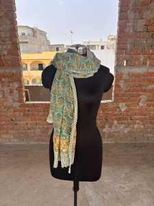 100% coton sarongs traditionnels pour femmes plage visage couvertures en gros pas cher prix taux cadeau pour elle sarongs floraux faits à la main - Product Image 2