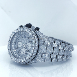 นาฬิกาควอตซ์ประดับเพชรธรรมชาติคุณภาพสูงรูปทรงกลมทำจากสเตนเลสสตีลนำความร้อนออกมาแสดงในห้องปฏิบัติการ - Product Image 2