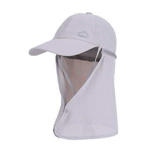 Sombrero de Pesca de Nailon de Secado Rápido Personalizado, Protección Solar Anti-UV UPF 50+, para Montañismo, Negocios, con Cuello Extraíble, Estilo Béisbol - Product Image 2