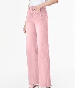 กางเกงยีนส์ขาบานสำหรับผู้ชาย, กางเกงยีนส์ลำลองทรงปกติทรงพอดีตัวขนาดใหญ่พิเศษกางเกงฮิปฮอประบายอากาศได้ดี - Product Image 4