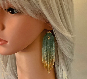 ต่างหูขอบลูกปัดขายส่ง - Product Image 2