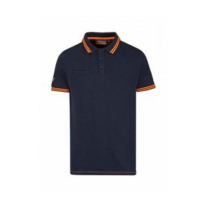 Polo de manga corta para trabajo, color azul intenso, con diseño elegante "Way Deep Blue", color azul profundo, para el 2017 - Product Image 1