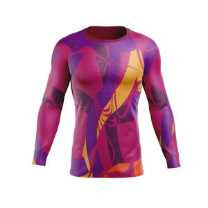 Camiseta de Compresión Deportiva para Hombre, Personalizada al por Mayor, Elástica, de Secado Rápido, Manga Corta, para Correr, Baloncesto, Fitness, Protección contra Rozaduras - Product Image 5