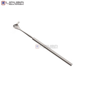 Jaffe Lid Retractor Cuchillas retractoras curvas de 15mm de ancho Acabado opaco 53mm 2,0 pulgadas Longitud total Instrumentos médicos - Product Image 6