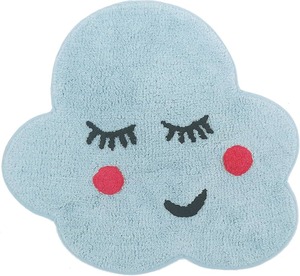 Love IS Home เสื่อผ้าฝ้ายทอทันสมัยกันลื่นกันเลอะลายเรขาคณิตรูปทรงครึ่งวงกลมใช้ในบ้านและโรงแรม - Product Image 4