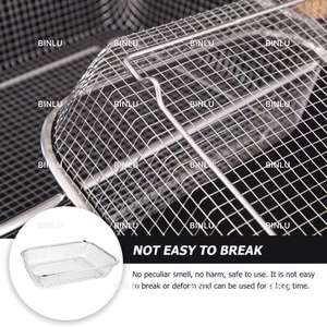 Passoire et passoire en acier inoxydable épais pour égoutter les fruits et légumes et frire les aliments - Product Image 6