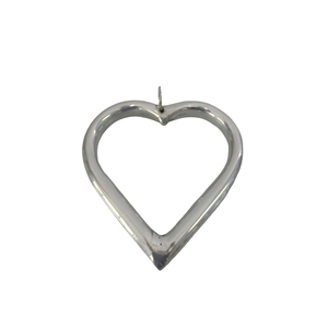 Vente chaude Fer Métal Suspendu Coeur Mur Ornement Décoratif Couleur Argent pour La Maison et Décoration De Noël À La Main En Vrac - Product Image 3