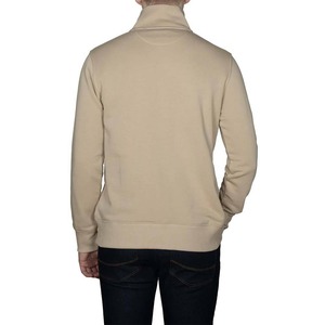 Pull-over en polaire personnalisé Sweat-shirt à fermeture éclair pour hommes 100% sweat-shirts à fermeture éclair en coton biologique Sweat-shirt à fermeture éclair écologique - Product Image 3