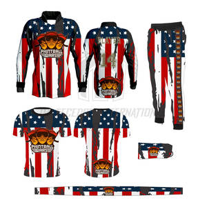 ข้อเสนอใหม่สำหรับชุดเสื้อเพนท์บอลผู้ชายแบบซับลิเมชั่น พร้อมขนาดที่กำหนดเองและผ้าที่ระบายอากาศได้ดี - Product Image 6