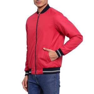 Chaqueta Varsity Personalizada con Estampado COI en Serigrafía, Cuello Alto, Lavado Ácido, Estilo Vintage, Desgastada, Tipo Letterman, Cierre Frontal con Cremallera, Informal para Hombre - Product Image 1
