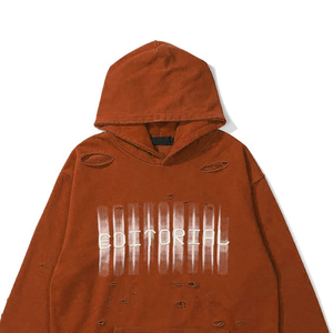 2025 mejor personalizado 100% algodón pesado lavado ácido Vintage francés Terry desgastado Sun Faded Hoodie para hombre servicio OEM - Product Image 3