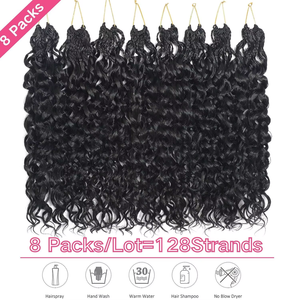 Cheveux synthétiques <span class=keywords><strong>GoGo</strong></span> Curl pour femmes noires, ombré T27, boucles courtes de plage, extensions de cheveux synthétiques à torsades profondes - Product Image 2