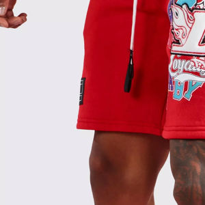 <b>Men's</b> Elastic Waist Quick Dry Printed <b>Shorts</b> Custom Logo Pocket <b>Pattern</b> Casual High Street Style for Workout Running Wholesale - Product Image 5