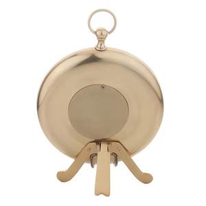 นาฬิกาหิ้งโลหะที่สง่างามในสแตนเลสที่มีการออกแบบที่กะทัดรัด - Product Image 4