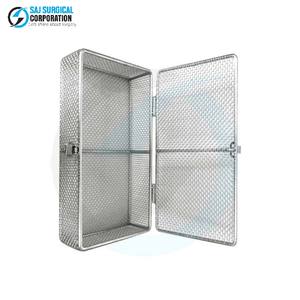 Cesta de Malla Fina Manual con Tapa, Bandeja de Acero Inoxidable de Alta Calidad para la Limpieza y Esterilización de Instrumentos Médicos - Product Image 2