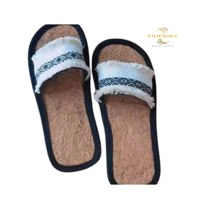 Sandales plates pour femmes en fibre de coco de qualité supérieure, légères, imperméables, respirantes, antidérapantes, avec un nœud en métal doré, pour l'été et les activités de plein air - Product Image 6