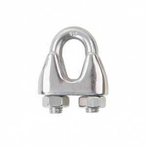 Clips para Cables de Acero Inoxidable AISI 316, Abrazaderas de Primera Calidad - Product Image 2