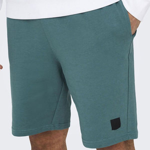 Men's 100% Cotton Solid Casual <b>Shorts</b> High Street Style <b>Slim</b> <b>Fit</b> with Elastic Waist Breathable Quick Dry OEM - Product Image 3