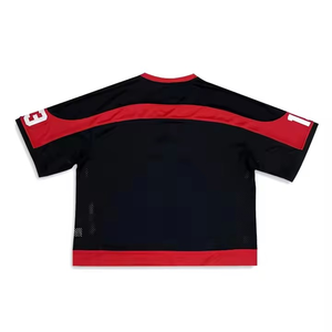 Camiseta de fútbol americano de estilo único OEM, uniforme de fútbol americano de corte perfecto con logotipo y diseño personalizados - Product Image 2
