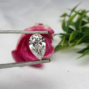 Lujo 1,00 Ct Pear Cut E VS Lab Grown Diamond IGI Certified Pear Shape CVD Diamond para anillo personalizado Compra de joyería - Product Image 4
