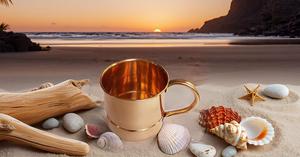 Fabriqué à la main 100% pur cuivre massif Moscou Mule pour tasses 14 oz capacité Mini/Shot tasses belle Moscou Mule tasse - Product Image 6