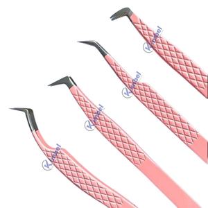 Pince à épiler diamantée pour extension de cils Faux volume facile à utiliser Pince à épiler personnalisée - Product Image 2